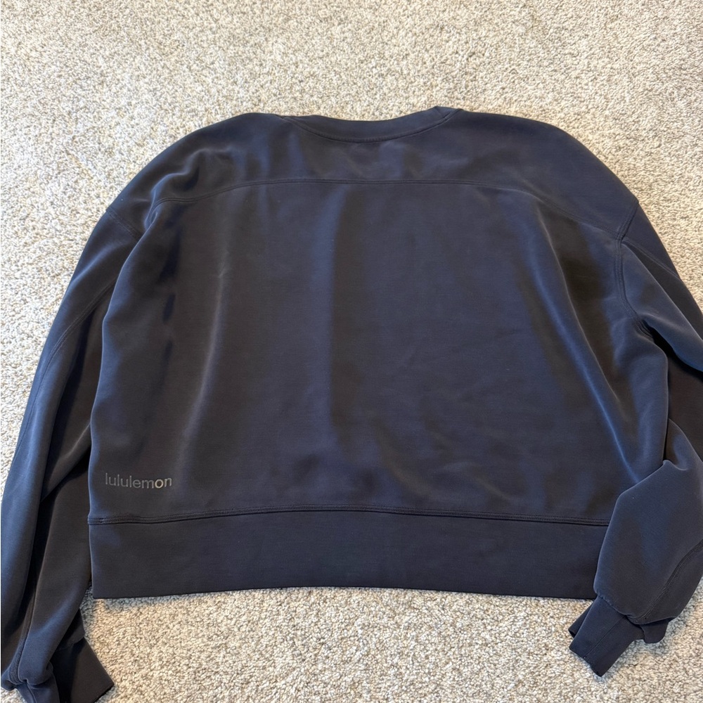 lululemon athletica Brushed softstreme crop size 12